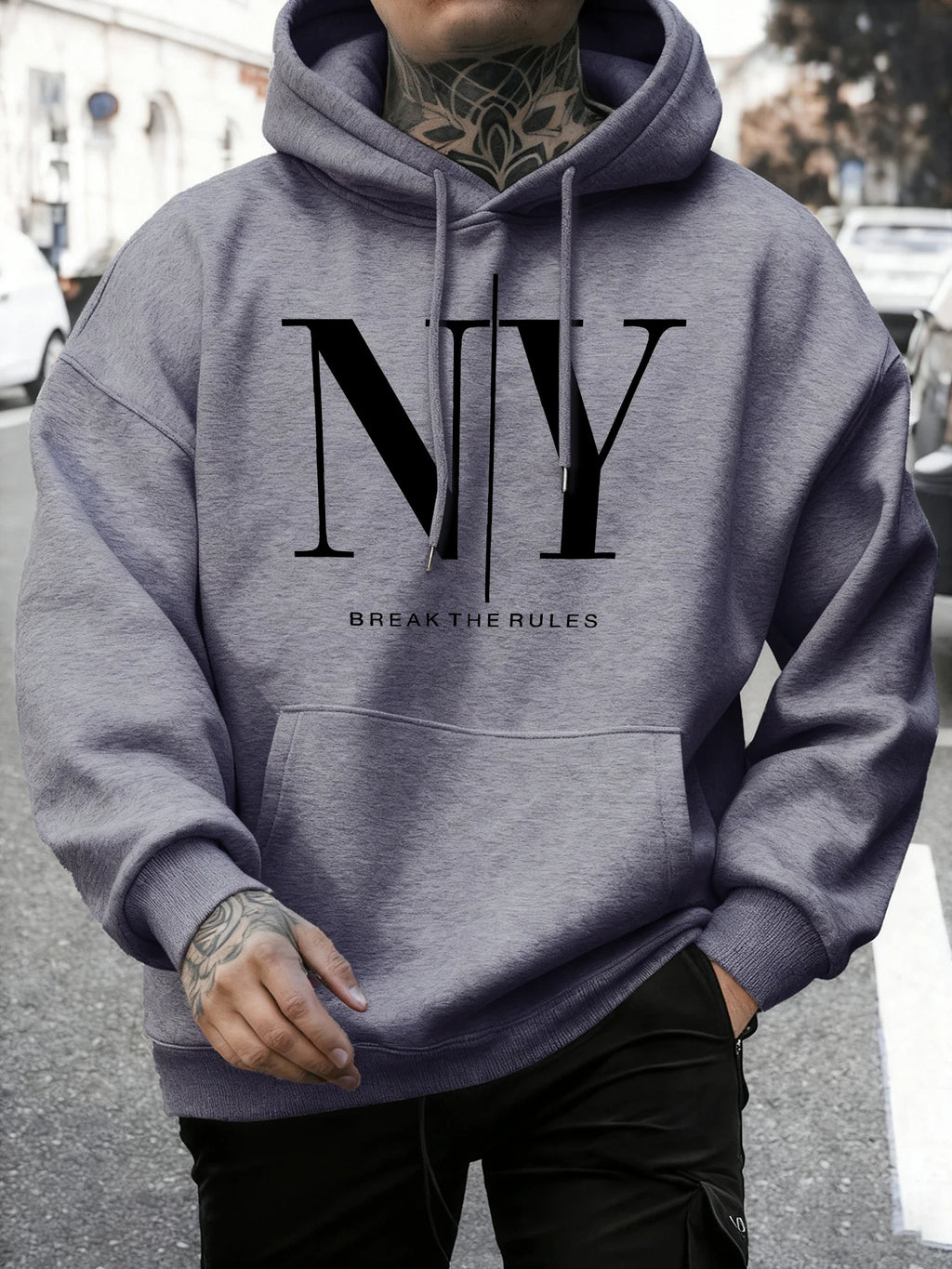 Sweat à Capuche Homme « NY » – Confort et Style Streetwear