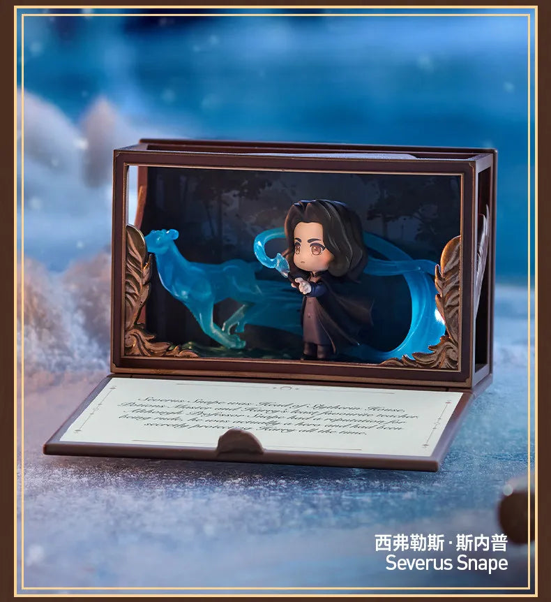 Genuine Pop Mart Harry Potter Hogwarts Biographical Series Blind Box Scene Figure Cute Toys Desktop Ornament Mystery Box As Gift
