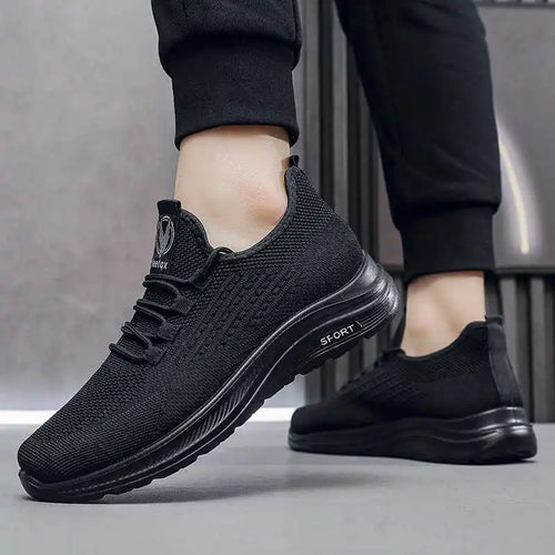 Baskets Homme Semelle Antidérapante Plateforme – Chaussures Tressée – Sneakers Sport Tendance Été 2025