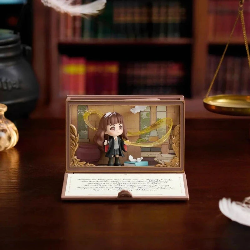 Genuine Pop Mart Harry Potter Hogwarts Biographical Series Blind Box Scene Figure Cute Toys Desktop Ornament Mystery Box As Gift