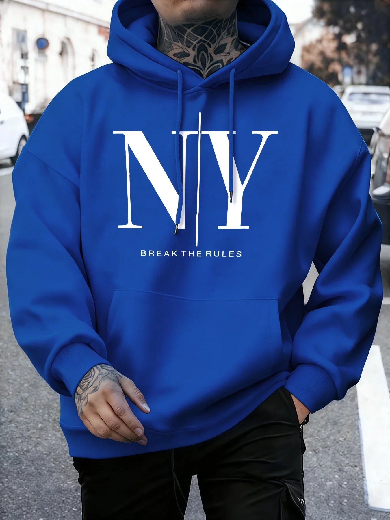 Sweat à Capuche Homme « NY » – Confort et Style Streetwear