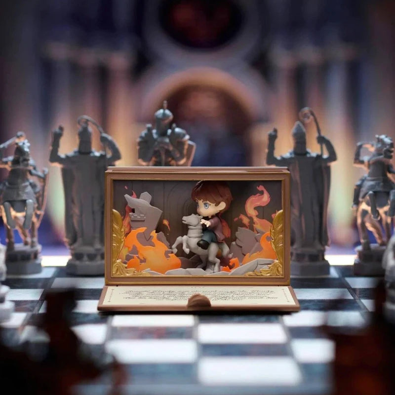 Genuine Pop Mart Harry Potter Hogwarts Biographical Series Blind Box Scene Figure Cute Toys Desktop Ornament Mystery Box As Gift