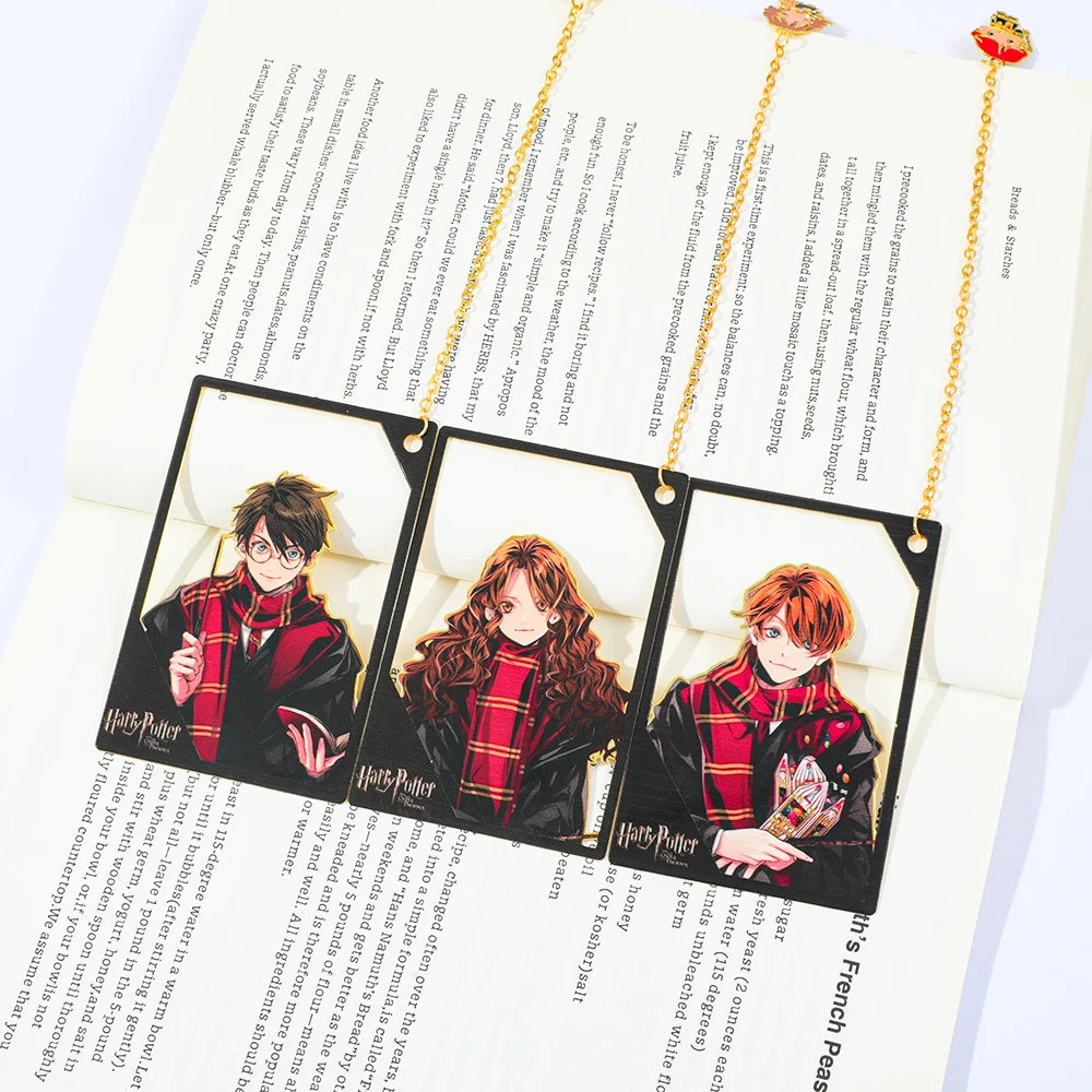Harry Potter Retro Metal Bookmarks - Magic World Collectibles, Reading Companions and Exquisite Gifts for Book Lovers