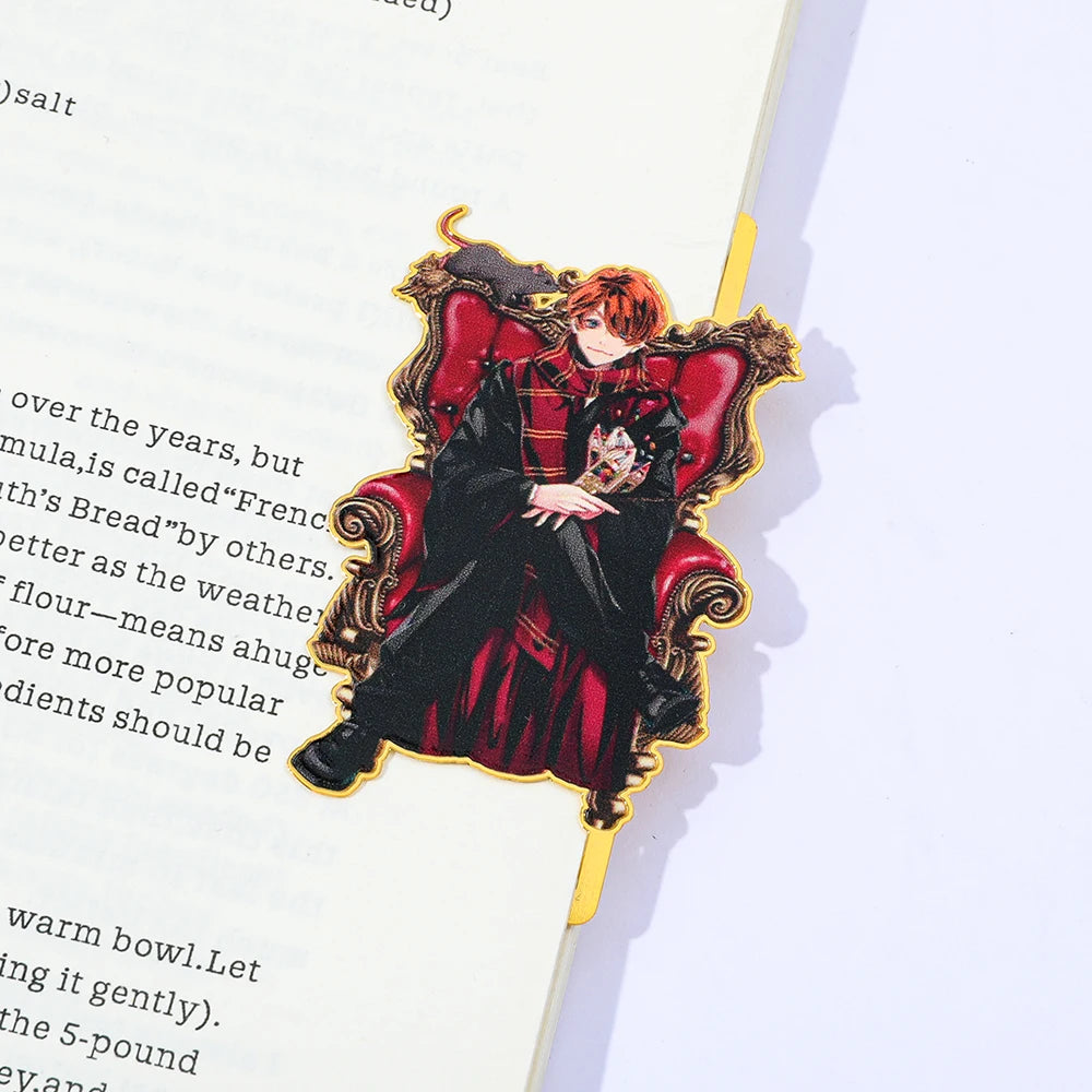 Marque-pages Métalliques Rétro Harry Potter – Collectibles Monde Magique, Compagnons de Lecture et Cadeaux pour Amateurs de Livres