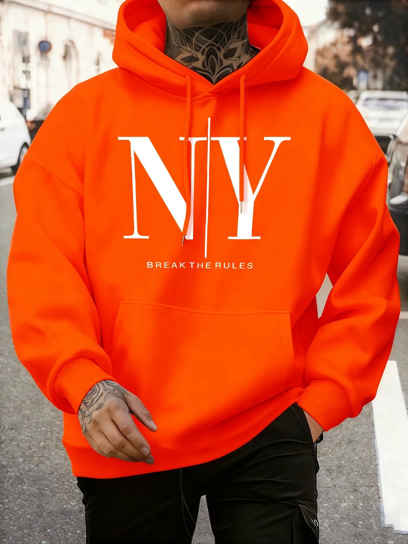 Sweat à Capuche Homme « NY » – Confort et Style Streetwear