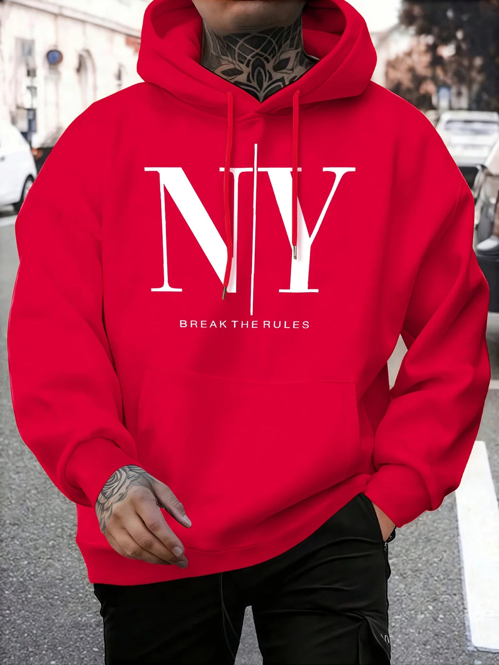 Sweat à Capuche Homme « NY » – Confort et Style Streetwear