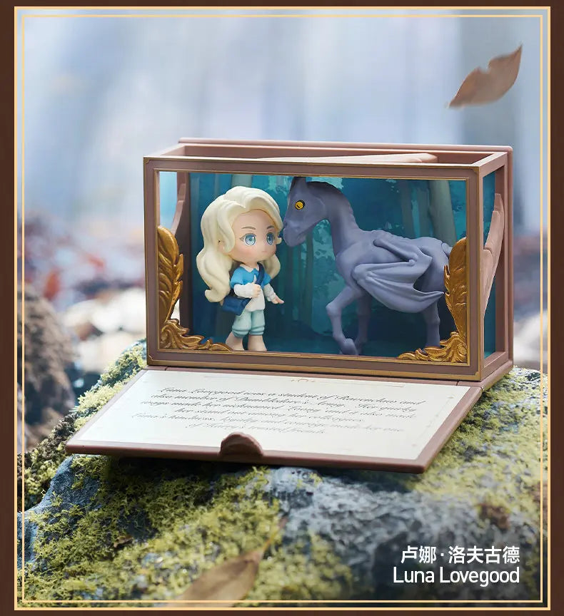 Genuine Pop Mart Harry Potter Hogwarts Biographical Series Blind Box Scene Figure Cute Toys Desktop Ornament Mystery Box As Gift