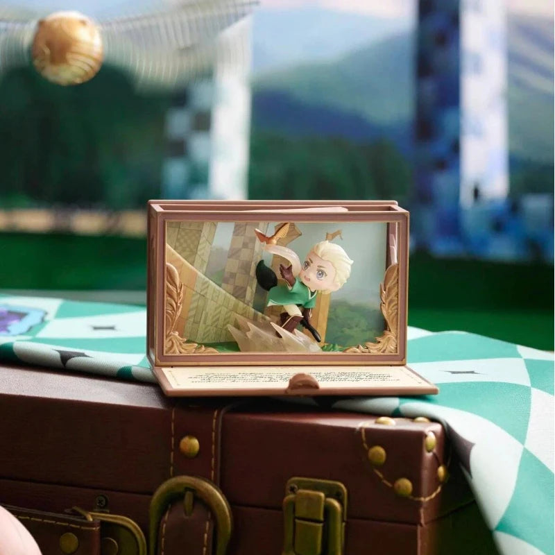 Genuine Pop Mart Harry Potter Hogwarts Biographical Series Blind Box Scene Figure Cute Toys Desktop Ornament Mystery Box As Gift