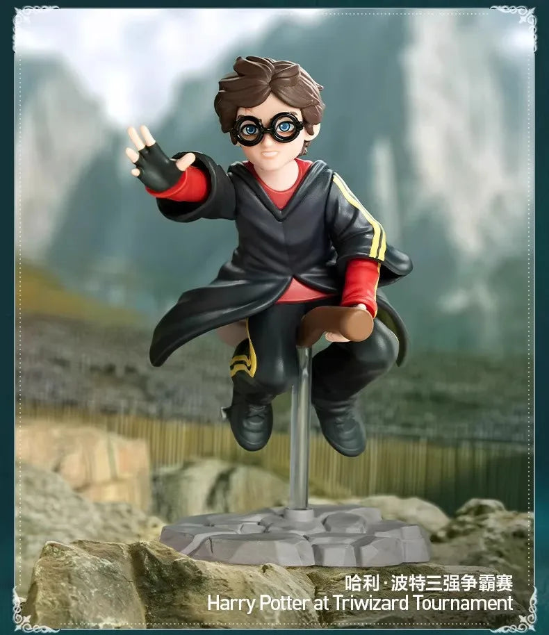 Genuine Pop Mart Harry Potter And The Goblet Of Fire Series Blind Box Collectible Trendy Figurine Desktop Decor Mystery Box Gift