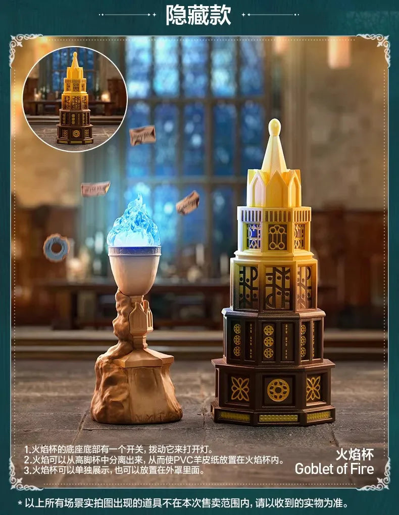 Genuine Pop Mart Harry Potter And The Goblet Of Fire Series Blind Box Collectible Trendy Figurine Desktop Decor Mystery Box Gift