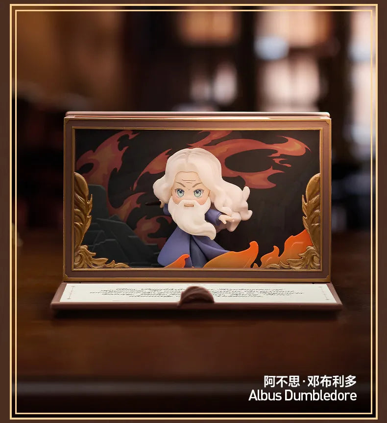 Genuine Pop Mart Harry Potter Hogwarts Biographical Series Blind Box Scene Figure Cute Toys Desktop Ornament Mystery Box As Gift